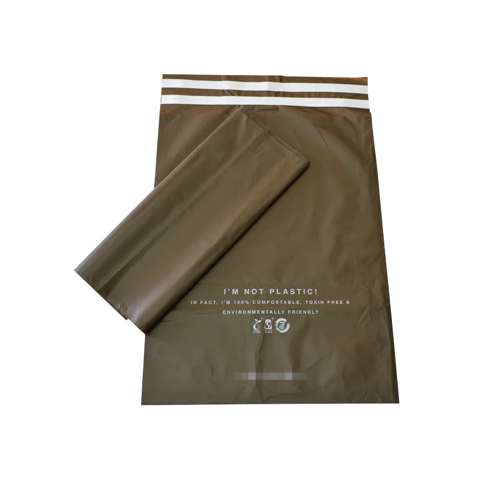 Light Brown Biodegradable Courier Bags Supplier - OZ Bio Pack 9